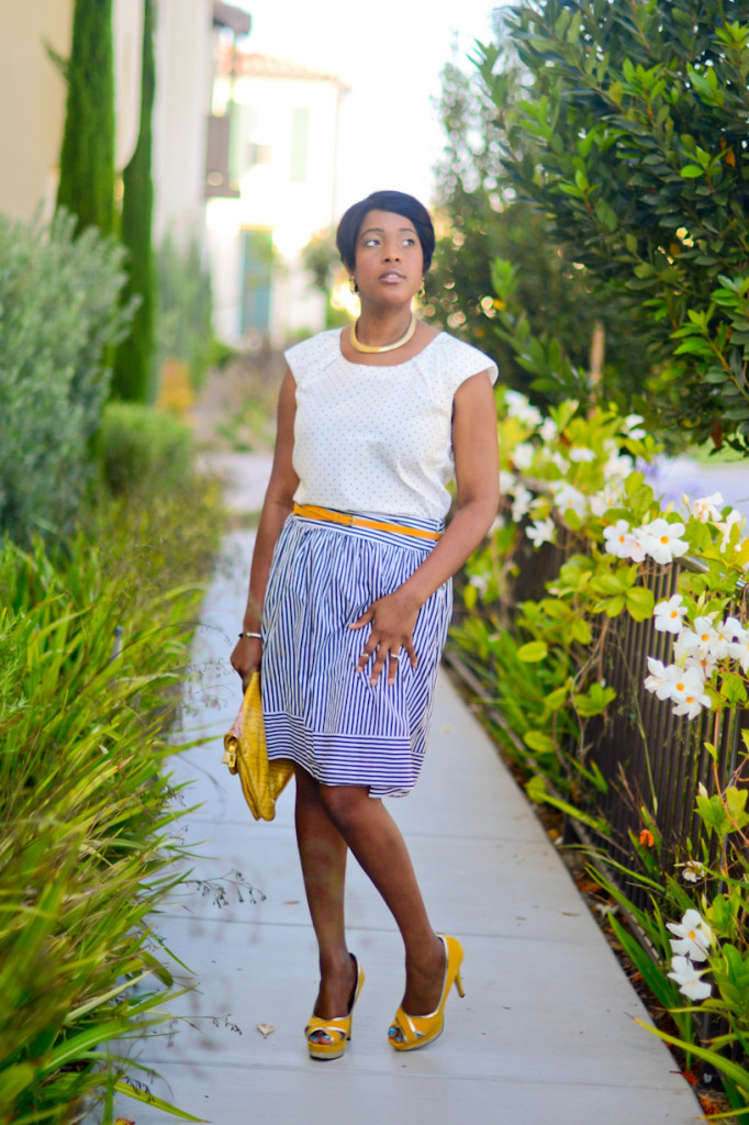 polka dots and stripes -thrifting diva