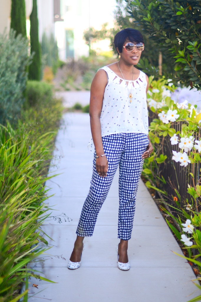 Thrift Sisters Link Up - dress pants.  Thrifting Diva