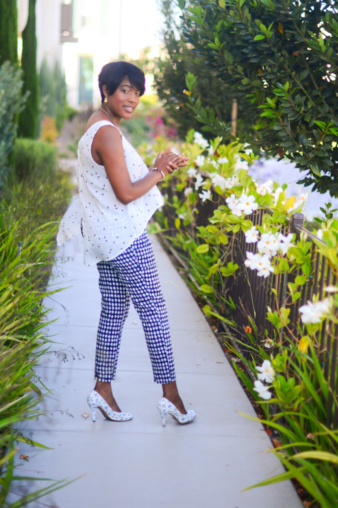 Thrift Sisters Link Up - dress pants.  Thrifting Diva