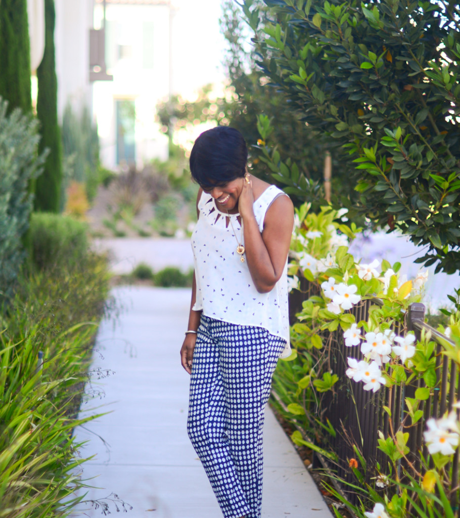 Thrift Sisters Link Up - dress pants.  Thrifting Diva