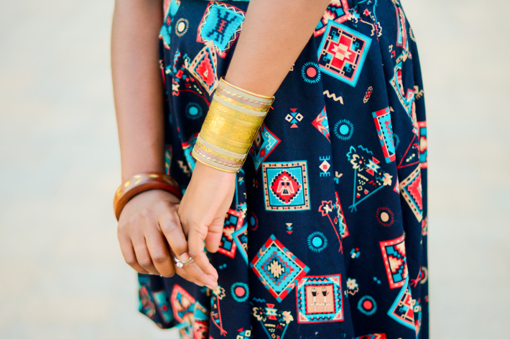 printed midi skirt - thrifting diva