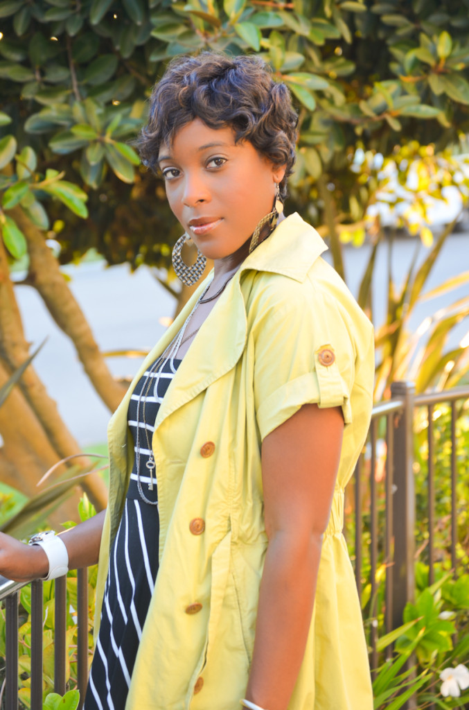 CAbi jacket & striped dress - Thrifting Diva