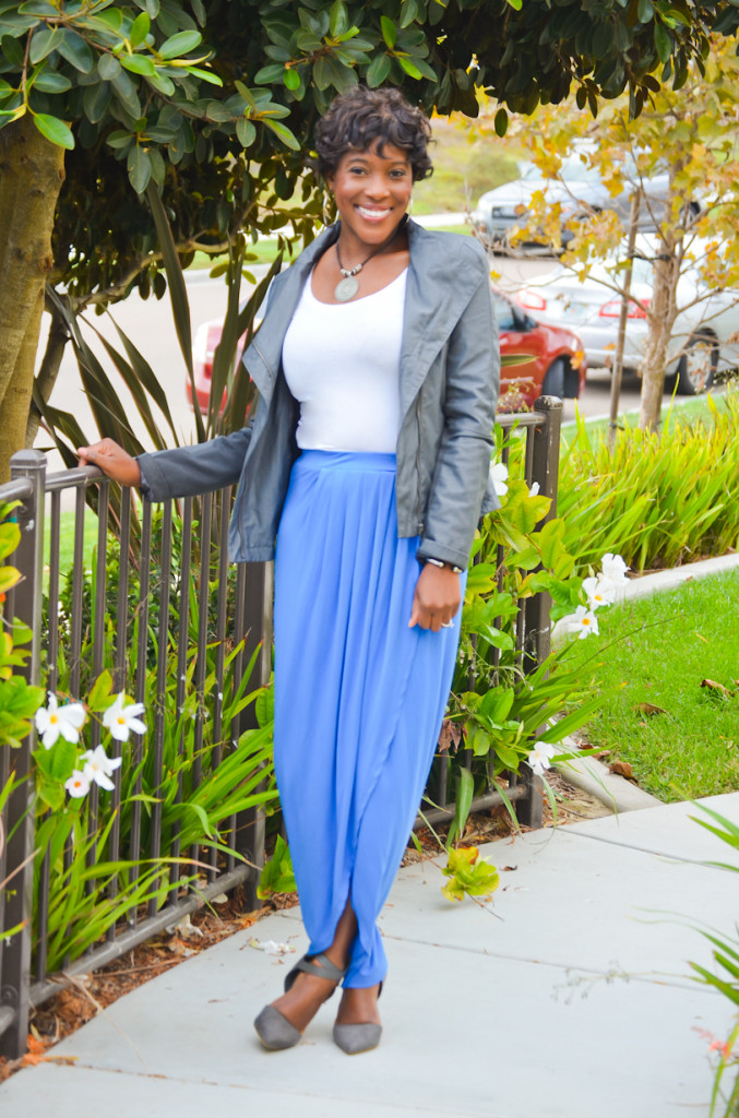 maxi skirt - thrift sisters link up