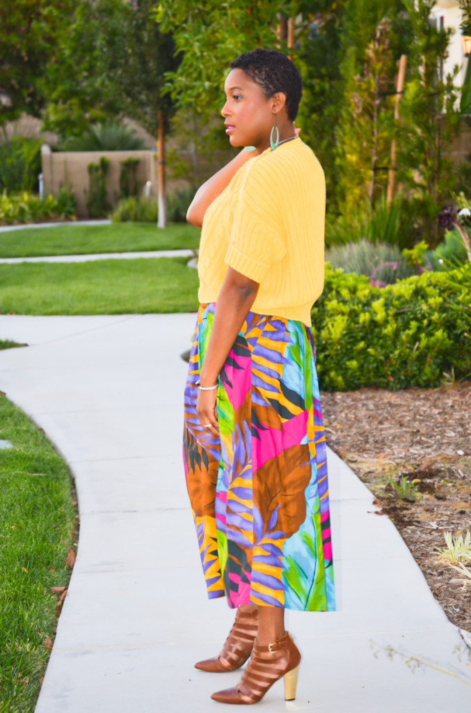 Thrift Sisters Link Up - bold print