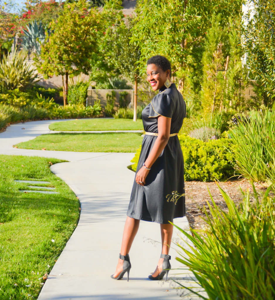 vintage dress - thrifting diva