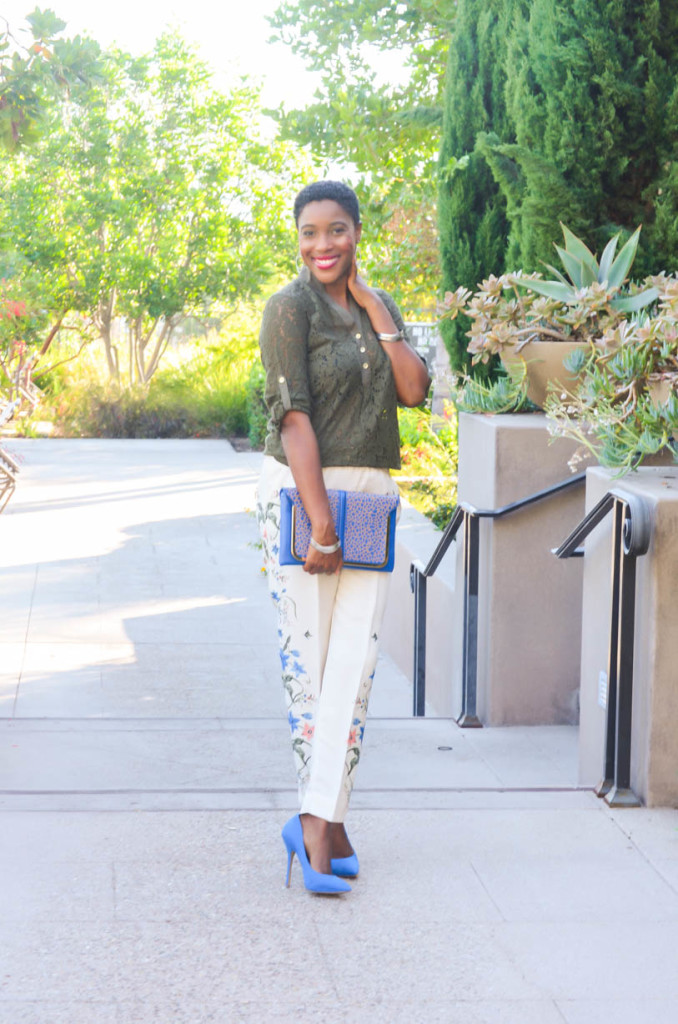 Floral Pants - Thrifting Diva