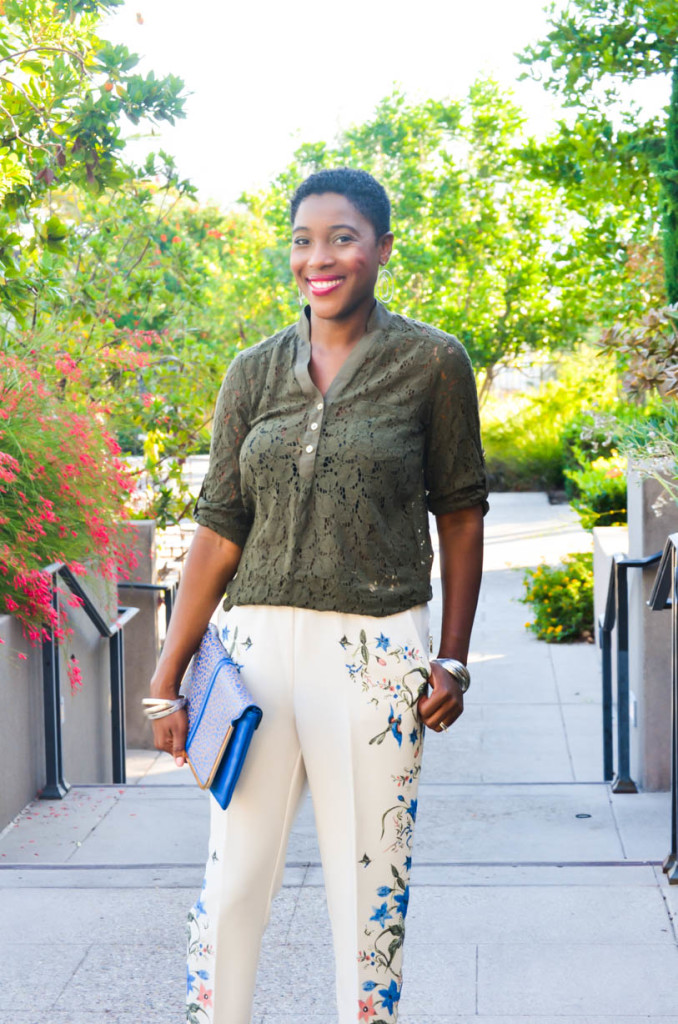 Floral Pants - Thrifting Diva