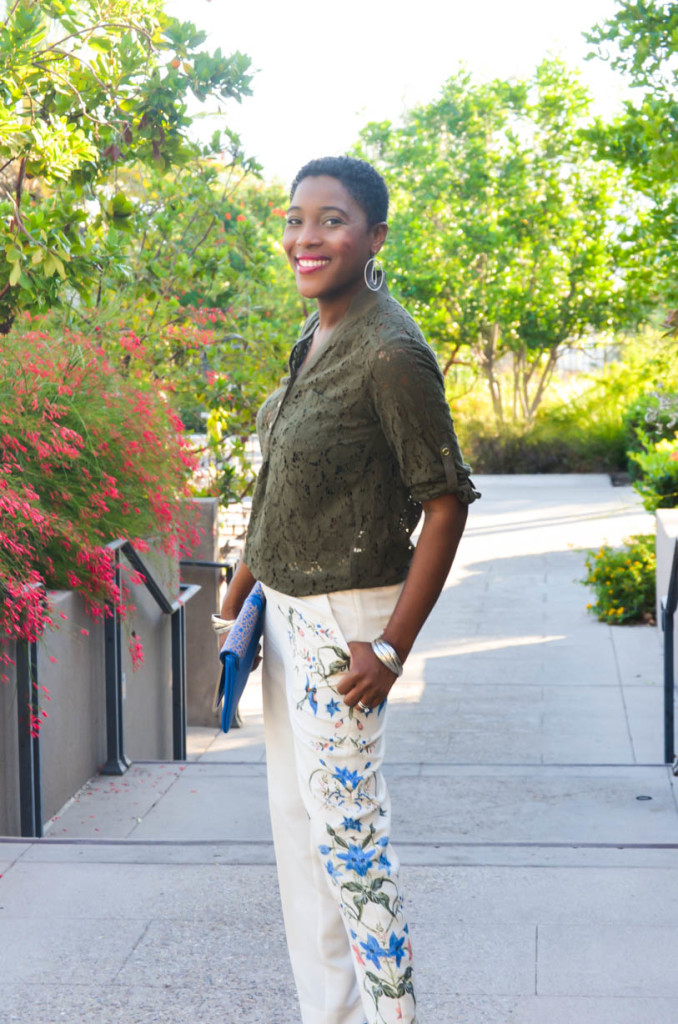 Floral Pants - Thrifting Diva