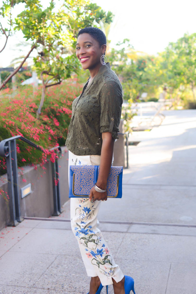 Floral Pants - Thrifting Diva