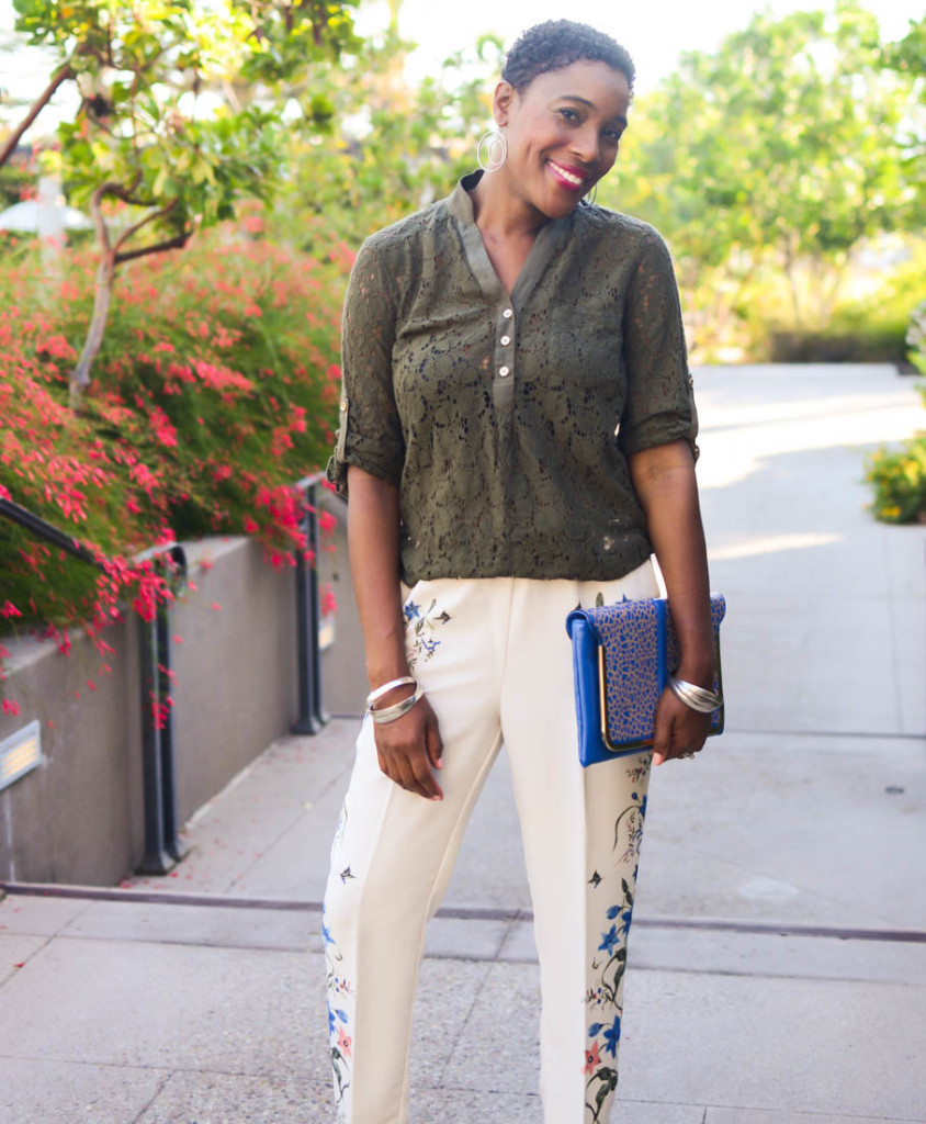 Floral Pants - Thrifting Diva