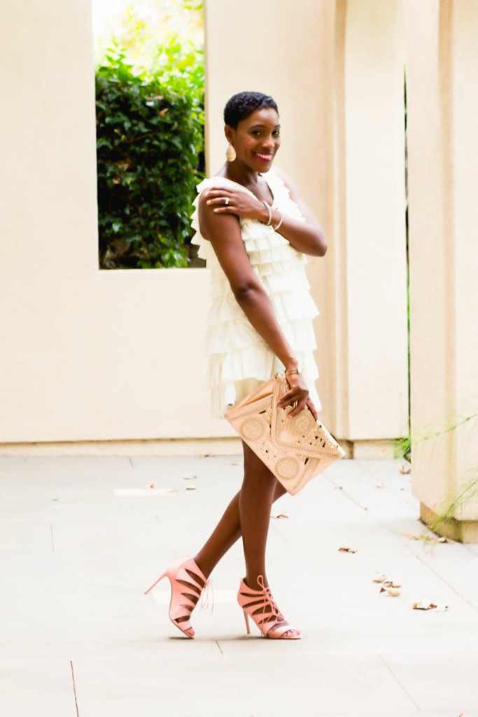 Little Cream Dress - Thrifting Diva