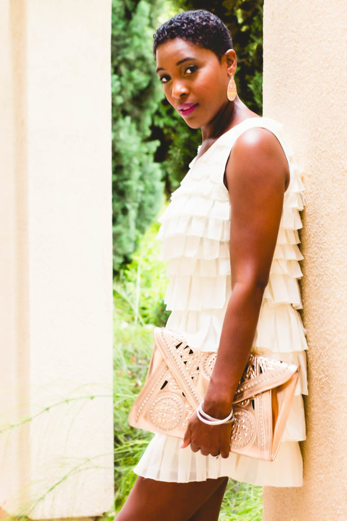 Little Cream Dress - Thrifting Diva