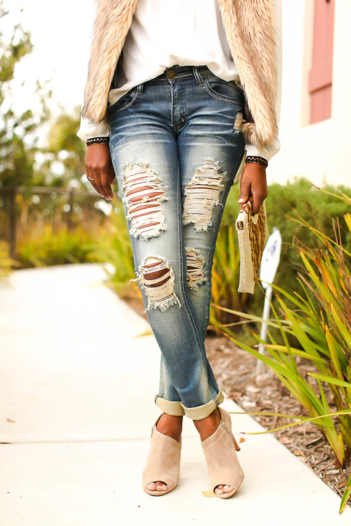 Distressed Denims - Thrifting Diva