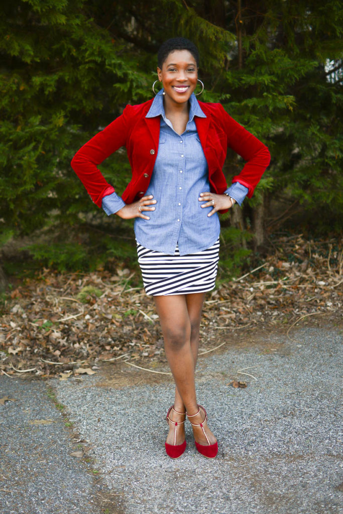 Red Blazer - Thrifting Diva