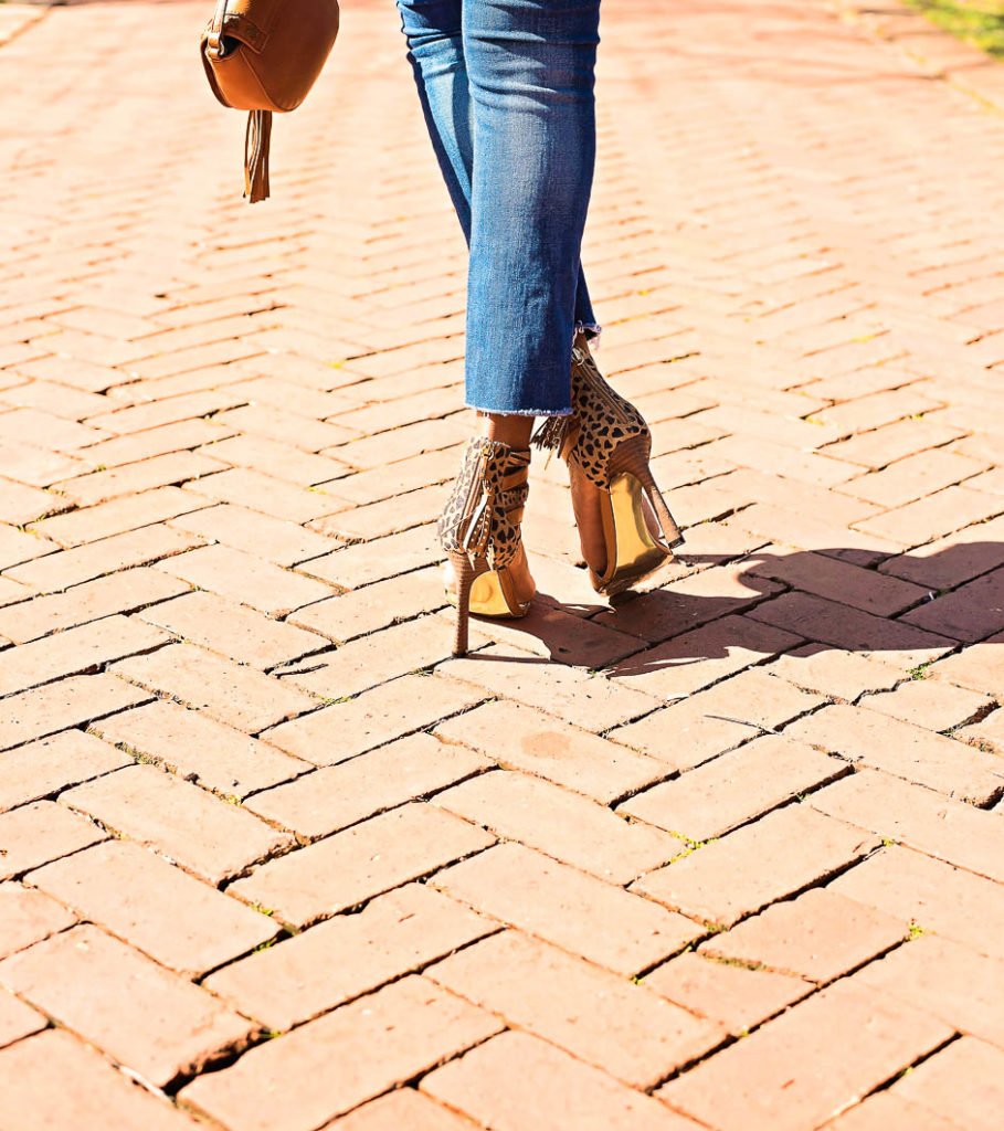 DIY Frayed Hem - Thrifting Divay