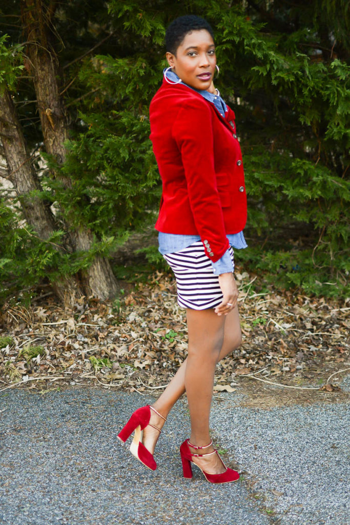 Red Blazer - Thrifting Diva