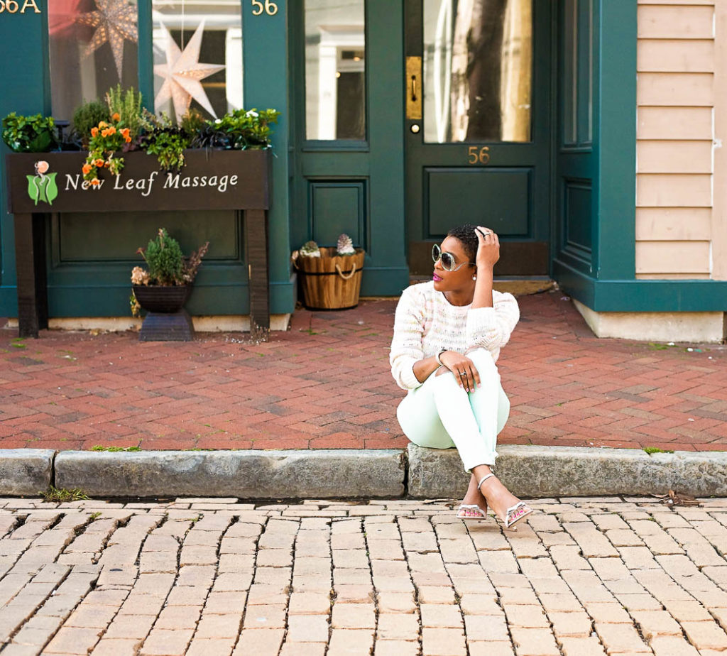 Mint Skinny Jeans - Thrifting Diva