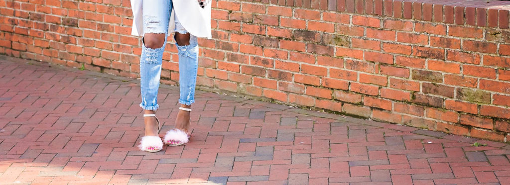 Fur Heels out of Fashion Comfort Zone - www.thriftingdiva.co