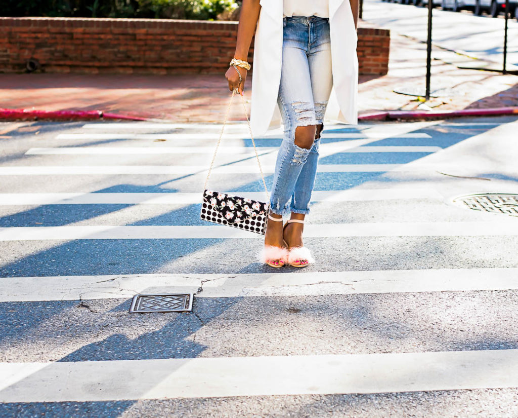 Fur Heels out of Fashion Comfort Zone - www.thriftingdiva.co
