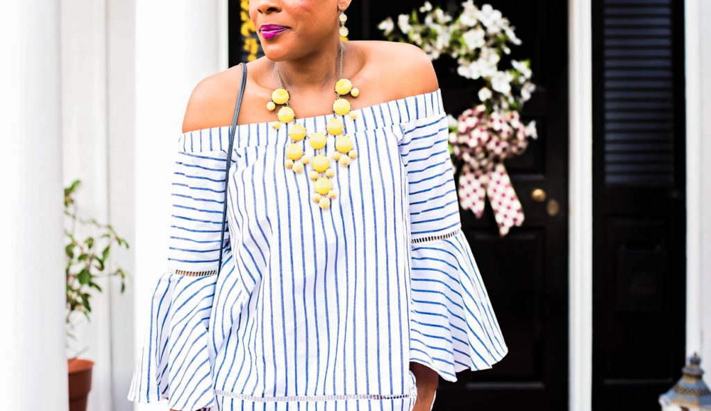 Off the Shoulder Top - Thrifting Diva