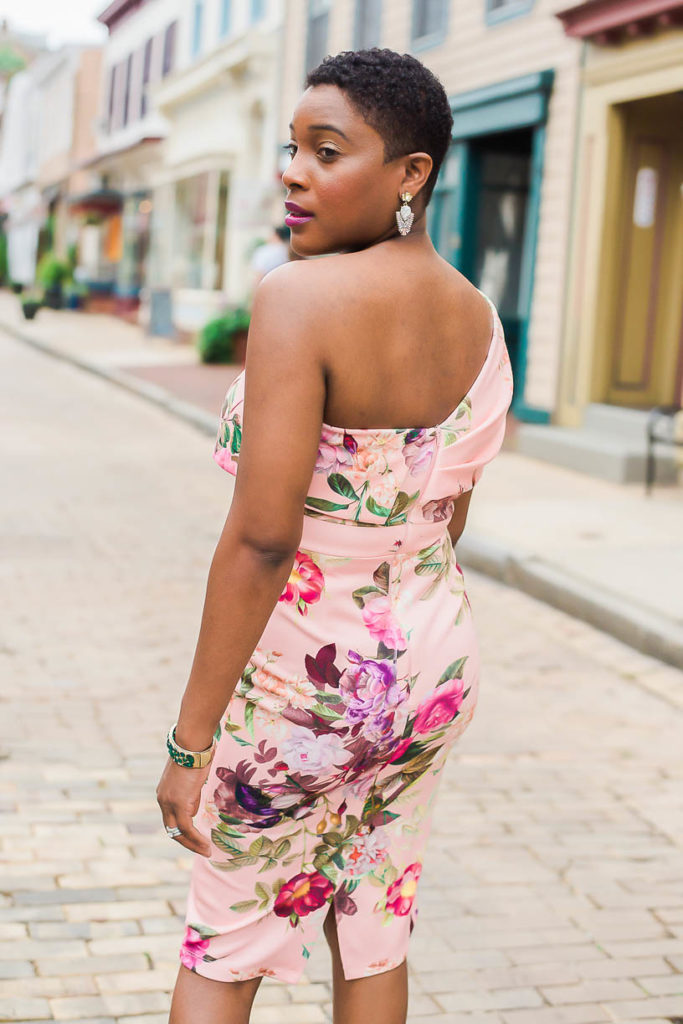 One-Shoulder Dress - Thrifting Diva
