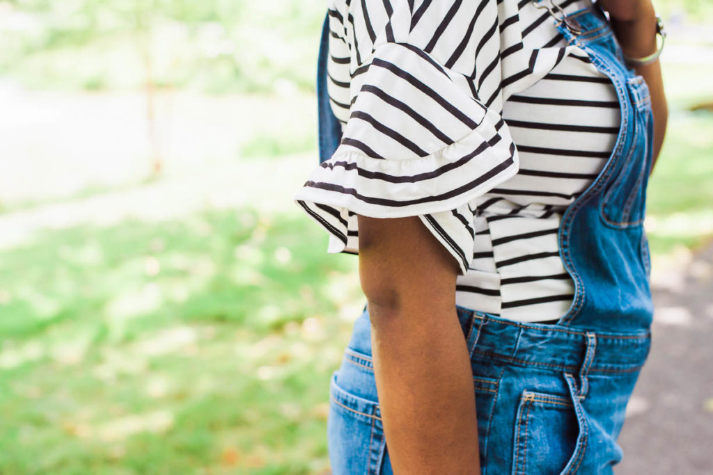 Denim Overall Shorts - Thrifting Diva