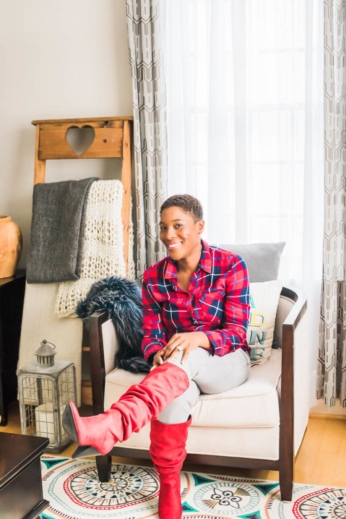 Red Slouch Boots - Thrifting Diva