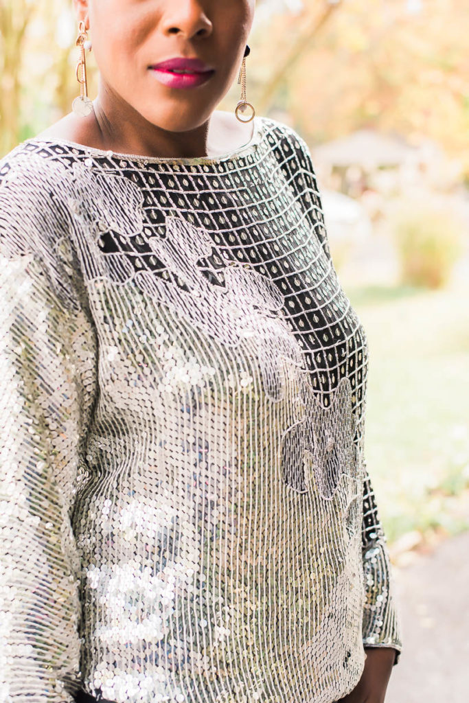How To Style Sequins For Every Day Wear - Thrifting Diva